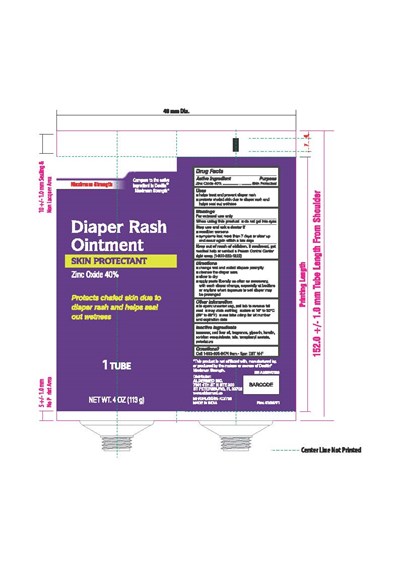 Label (Amgv0156 Diaper Rash Cream 4 Oz Tube)